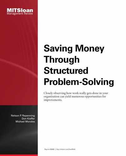 Saving Money Through Structured Problem-Solving 
