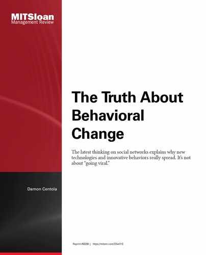 The Truth About Behavioral Change by Tayler Lord, Damon Centola