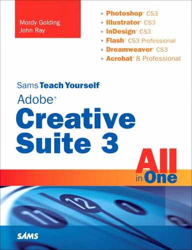 Sams Teach Yourself Adobe Creative Suite 3, All in One 