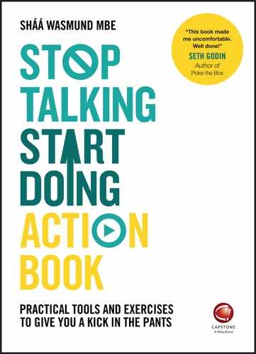 Cover image for Stop Talking, Start Doing Action Book