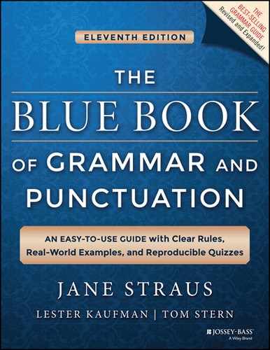 The Blue Book of Grammar and Punctuation: An Easy-to-Use Guide with Clear Rules, Real-World Examples, and Reproducible Quizzes, 11th Edition 