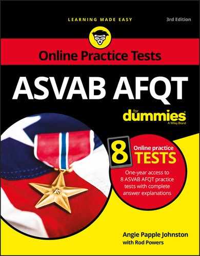Cover image for ASVAB AFQT For Dummies, 3rd Edition