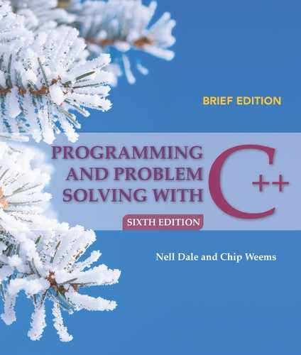 Programming and Problem Solving with C++: Brief, 6th Edition by Chip Weems, Nell Dale
