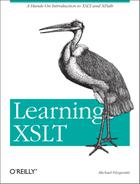 Cover image for Learning XSLT