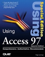 Special Edition Using Access 97, Second Edition by Roger Jennings