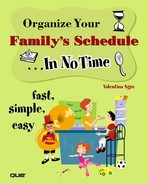Organize Your Family's Schedule ...In No Time 