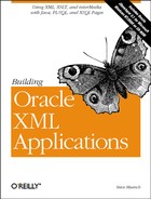 Building Oracle XML Applications 