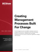 Creating Management Processes Built For Change 