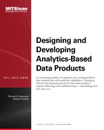Designing and Developing Analytics-Based Data Products 