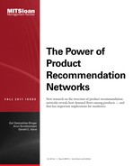 The Power of Product Recommendation Networks 