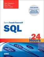Sams Teach Yourself SQL in 24 Hours, Fifth Edition 