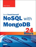 Hour 6. Finding Documents in the MongoDB Collection from the MongoDB Shell
