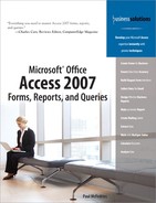 Business Solutions Microsoft® Office Access 2007 Forms, Reports, and Queries 