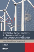 Control of Power Inverters in Renewable Energy and Smart Grid Integration 