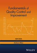Fundamentals of Quality Control and Improvement, 4th Edition 