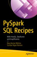Cover image for PySpark SQL Recipes: With HiveQL, Dataframe and Graphframes