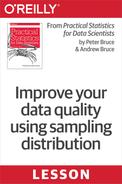 Improve your data quality using sampling distribution 