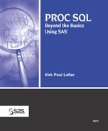 Cover image for PROC SQL: Beyond the Basics Using SAS®