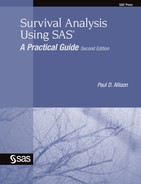 Survival Analysis Using SAS 