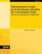 Generalized Linear and Nonlinear Models for Correlated Data: Theory and Applications Using SAS 