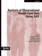 Analysis of Observational Health Care Data Using SAS 