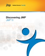 Cover image for Discovering JMP 11