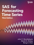 SAS for Forecasting Time Series, Third Edition, 3rd Edition 