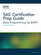 SAS Certification Prep Guide, 4th Edition 