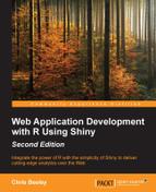 Cover image for Web Application Development with R Using Shiny - Second Edition