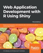 Cover image for Web Application Development with R Using Shiny - Third Edition