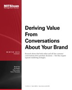 Deriving Value From Conversations About Your Brand 