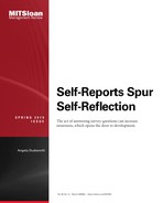 Self-Reports Spur Self-Reflection 