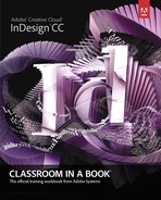 Adobe® InDesign® CC Classroom in a Book® 