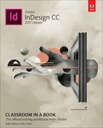 Cover image for Adobe InDesign CC Classroom in a Book® (2017 release)