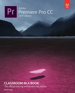 Adobe Premiere Pro CC Classroom in a Book (2019 Release), First Edition 