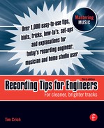 Cover image for Recording Tips for Engineers, 3rd Edition