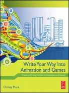 Write Your Way into Animation and Games 