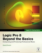 Apple Pro Training Series Logic Pro 8: Beyond the Basics by David Dvorin