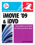 Cover image for iMovie ’09 & iDVD for Mac OS X: Visual QuickStart Guide