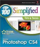Cover image for Photoshop® CS4: Top 100 Simplified® Tips & Tricks