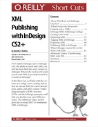 Cover image for XML Publishing with InDesign CS2+
