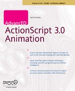 Cover image for AdvancED ActionScript 3.0 Animation
