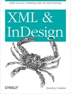 Cover image for XML and InDesign