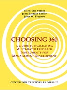Cover image for Choosing 360: A Guide to Evaluating Multi-rater Feedback Instruments for Management Development