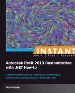 Instant Autodesk Revit 2013 Customization with .NET How-to 