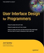 User Interface Design for Programmers 