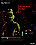 Learning Autodesk Maya 2010: Foundation 
