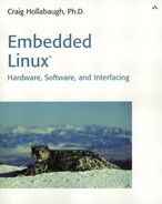 Cover image for Embedded Linux®: Hardware, Software, and Interfacing