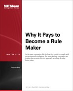 Why It Pays to Become a Rule Maker by Andrew King