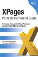 Cover image for XPages Portable Command Guide: A Compact Resource to XPages Application Development and the XSP Language